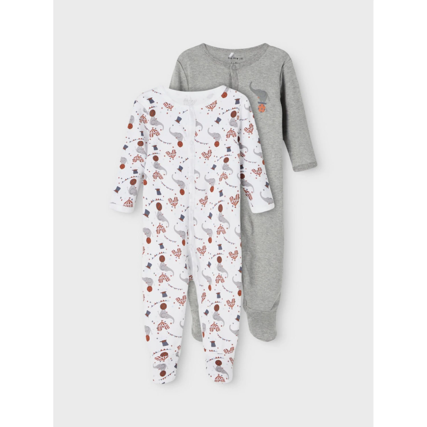 Pack De 2 Grenouillère Bébé Name It Nightsuit Mel Circus 8 Pack De 2 Grenouillère Bébé Name It Nightsuit Mel Circus – Image 6