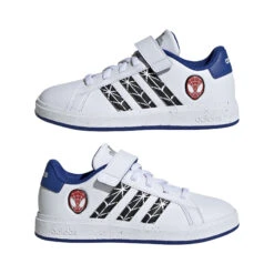 Baskets Enfant Adidas Marvel Grand Court Spider-man 14 Baskets Enfant Adidas Marvel Grand Court Spider-man -Bébé Soldes adidas if0925 10 footwear photography mirrored pair view white