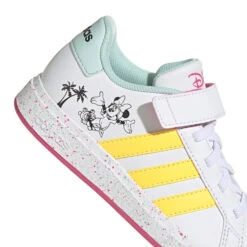 Baskets Enfant Adidas Grand Court X Disney -Bébé Soldes adidas if0926 9 footwear photography detail view 2 white