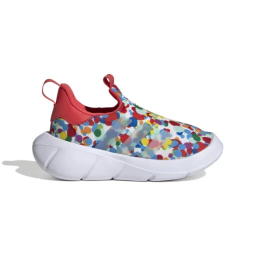 Baskets Bébé Adidas Monofit Slip-On -Bébé Soldes adidas ig1260 1 footwear photography side lateral center view white