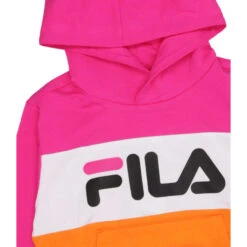 Sweatshirt à Capuche Bébé Fila Bagana Blocked 7 Sweatshirt à Capuche Bébé Fila Bagana Blocked -Bébé Soldes fila fak0126 33050 orange 3