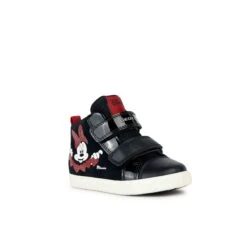 Baskets Jeune Bébé Fille Geox Kilwi -Bébé Soldes geox b36d5d 022hh c0048 black red 2