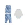 Ensemble Veste Sans Manches à Capuche + Body Manches Longues + Pantalon Bébé Guess -Bébé Soldes guess h4rw08 ka6w0 p71m 1