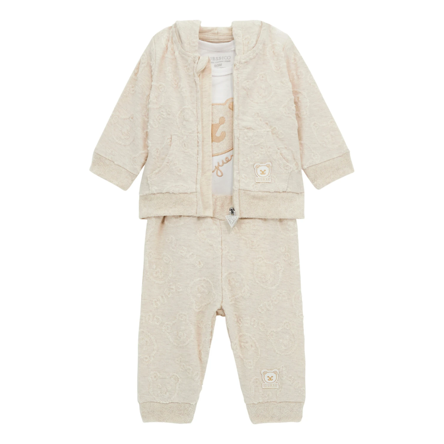 Ensemble Sweatshirt + Body + Jogging Bébé Guess 5 Ensemble Sweatshirt + Body + Jogging Bébé Guess – Image 3