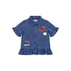 T-shirt Bébé Fille Guess Lyocell Denim