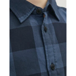 Chemise à Carreaux Manches Longues Enfant Jack & Jones Gingham -Bébé Soldes jack jones 12183050 4378905 6
