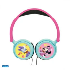 Casque Audio Stéréo Filaire Pliable Minnie + Limitation De Volume D'écoute Lexibook