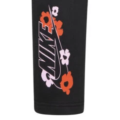 Legging Fille Nike Floral Fleece Wide -Bébé Soldes nike 36l809 023 black 4