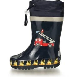 Bottes De Pluie En Caoutchou Bébé Playshoes Fire Brigade