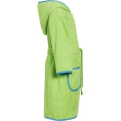 Peignoir En Tissu éponge Grand Enfant Playshoes Turtle -Bébé Soldes playshoes 340005 green 3 2