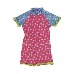 Maillot De Bain 1 Pièce Avec Protection UV Bébé Fille Playshoes Flowers
