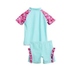 Maillot De Bain 2 Pièces Avec Protection UV Bébé Fille Playshoes Flamingo