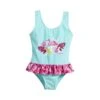 Maillot De Bain 1 Pièce Avec Protection UV Fille Playshoes Flamingo -Bébé Soldes playshoes 461203 turquoise 1 1