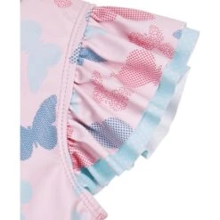 Maillot De Bain 1 Pièce Avec Protection UV Bébé Fille Playshoes Butterfly -Bébé Soldes playshoes 461312 lightpink 3