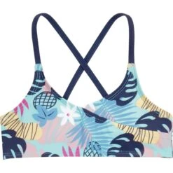 Maillot De Bain 2 Pièces Avec Protection UV Jeune Fille Playshoes Flowers -Bébé Soldes playshoes 468106 teal 5