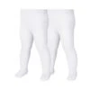 Lot De 2 Collants Uni Uni Bébé Playshoes 2 Lot De 2 Collants Uni Uni Bébé Playshoes -Bébé Soldes playshoes 499101 white 1