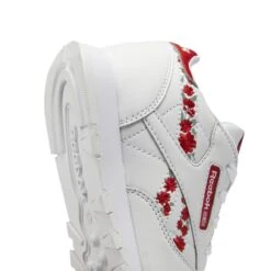 Baskets Cuir Fille Reebok Classic -Bébé Soldes reebok hp9521 8 footwear photography detail view 2 white 000