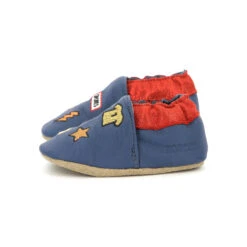 Chaussons Bébé Garçon Robeez Patch Sports -Bébé Soldes robeez 961040 10 5 3