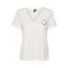 T-shirt Col V Fille Vero Moda Heart -Bébé Soldes vero moda 10305787 4476960 1
